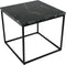 Kick Bijzettafel Marble - Zwart