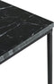 Kick Bijzettafel Marble - Zwart