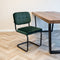 Kick buisframe stoel Ivy - Donker Groen