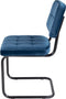 Kick buisframe stoel Ivy donkerblauw - set van 6