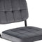 Kick buisframe stoel Ivy donkergrijs - set van 6
