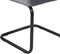 Kick buisframe stoel Ivy donkergrijs - set van 6