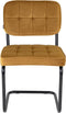 Kick buisframe stoel Ivy goud - set van 4