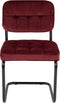 Kick buisframe stoel Ivy - Rood