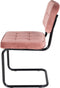 Kick buisframe stoel Ivy roze - set van 4