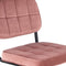 Kick buisframe stoel Ivy roze - set van 4
