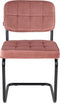 Kick buisframe stoel Ivy roze - set van 6