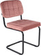 Kick buisframe stoel Ivy roze - set van 6