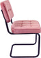 Kick buisframe stoel Ivy - Roze