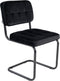 Kick buisframe stoel Ivy zwart - set van 4