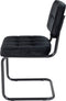 Kick buisframe stoel Ivy zwart - set van 4