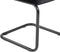 Kick buisframe stoel Ivy zwart - set van 4