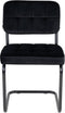 Kick buisframe stoel Ivy zwart - set van 6