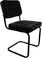 Kick buisframe stoel Ivy - Zwart