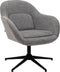 Kick draaifauteuil Lux - donkergrijs