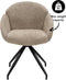 Kick draaistoel Aiko - beige