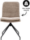 Kick draaistoel Aron - taupe