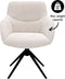 Kick draaistoel Fer - creme