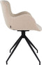 Kick draaistoel Novi - Bouclé - Beige