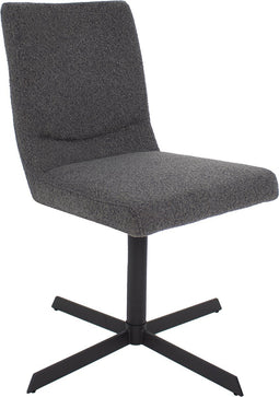 Kick draaistoel Sam Boucle - donkergrijs