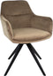 Kick draaistoel Tom - taupe