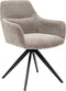 Kick draaistoel Tom Texture - taupe