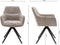 Kick draaistoel Tom Texture - taupe