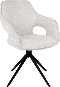 Kick draaistoel Zara - creme