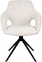 Kick draaistoel Zara - creme