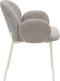 Kick eetkamerstoel Connor - grijs/beige