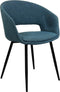 Kick eetkamerstoel Dean - Blauw
