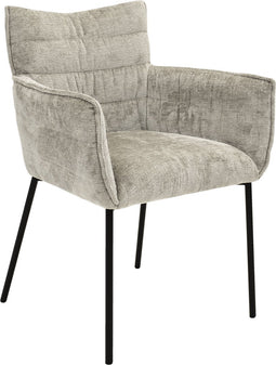 Kick eetkamerstoel Goos - Grijs/Beige