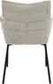 Kick eetkamerstoel Goos - Grijs/Beige