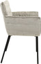 Kick eetkamerstoel Goos - Grijs/Beige