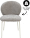 Kick eetkamerstoel Josh - grijs/beige