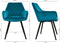 Kick Eetkamerstoel Karl Velvet - Blauw
