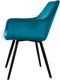 Kick Eetkamerstoel Karl Velvet - Blauw