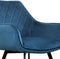 Kick Eetkamerstoel Karl Velvet - Donkerblauw
