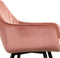 Kick Eetkamerstoel Karl Velvet - Roze