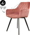 Kick Eetkamerstoel Karl Velvet - Roze