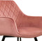 Kick Eetkamerstoel Karl Velvet - Roze
