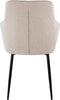 Kick Eetkamerstoel Maud - Boucle Beige