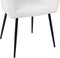 Kick Eetkamerstoel Maud - Boucle Wit