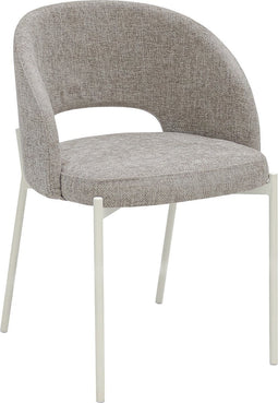 Kick eetkamerstoel Mitch - grijs/beige