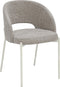 Kick eetkamerstoel Mitch - grijs/beige