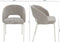 Kick eetkamerstoel Mitch - grijs/beige