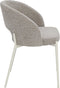 Kick eetkamerstoel Mitch - grijs/beige