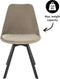 Kick eetkamerstoel Soof - Taupe