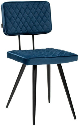 Kick eetkamerstoel Toby - donkerblauw