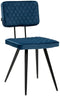 Kick eetkamerstoel Toby - donkerblauw